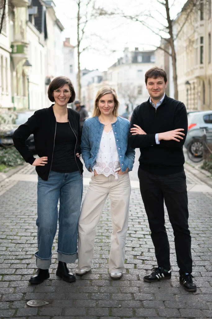 Die Vorsitzenden und die politische Geschäftsführerin der GRÜNEN Bonn
