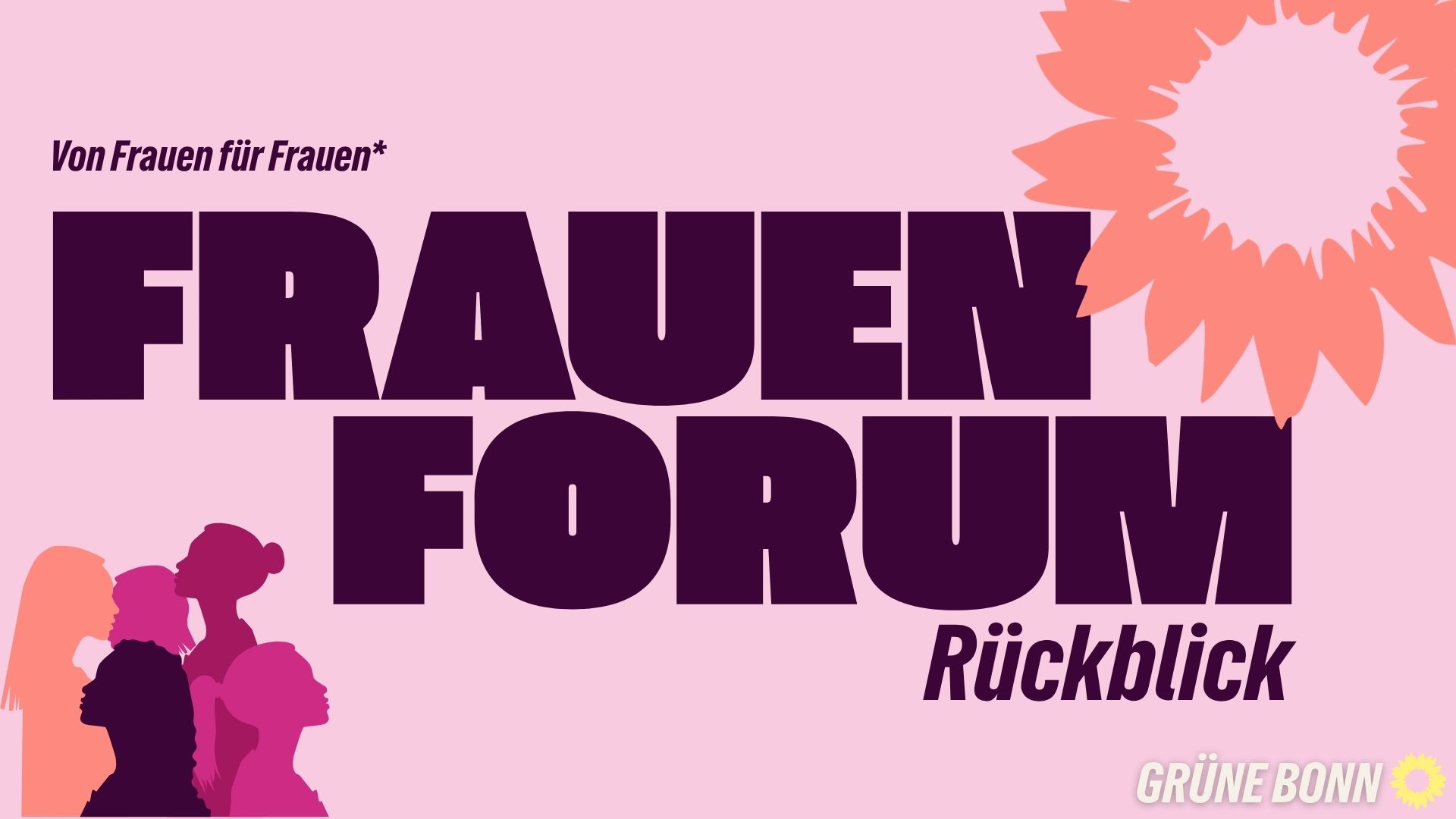 Text-Banner zum Frauenforum 2026